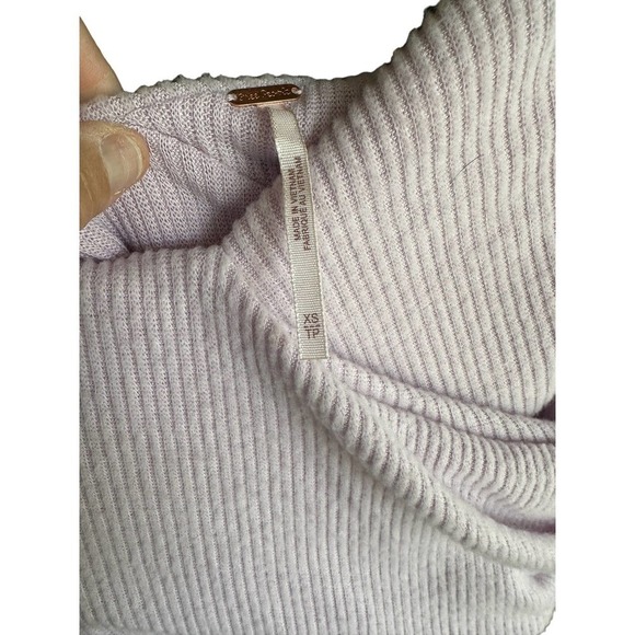 Free People Marley Off the Shoulder Long-Sleeve Rib Top NWT‎ - Picture 9 of 10